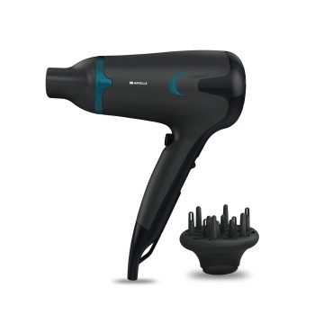 Havells HD3270 2-in-1 1700 Watts Hair Dryer with Diffuser and Thin Concentrator - Black Havells HD3270 2-in-1 1700 Watts Hair Dryer with Diffuser and Thin Concentrator - Black