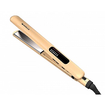 Havells HS4152 Titanium plates professional Hair Straightener; Adjustable temperature with instant heating; For all hair types (Gold)