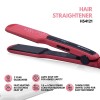 Havells Wide Plate Hair Straightener - HS4121 (Red_Free Size)