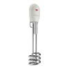 Havells Zeta 1500 watt Immersion Heater | ISI Mark Heavy Duty 3 Pin Moulded Plug, Touch Protection Cover | Waterproof, Heating Indicator, Nickel Plating, Warranty: 2 Year comprehensive |(Grey) Plastic