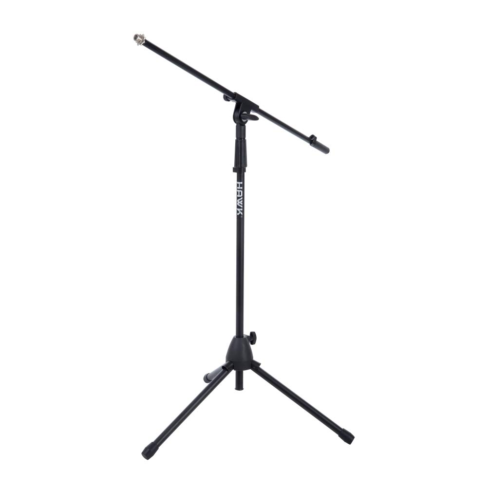 Hawk Proaudio HMS65 Tripod Mic Stand with Fixed-length Boom (Black)