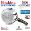 Hawkins 3 Litre Inner Lid Pressure Cooker, Stainless Steel Cooker, Induction Cooker, Silver (HSS3W)