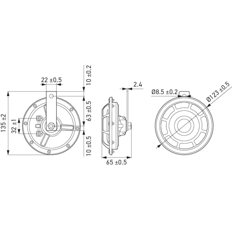 HELLA Horn For Volkswagen Vento