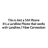 Hello ! TF-500 Basic Corded Landline Phone for intercom and EPABX Desk Wall Mountable Black