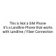 Hello ! TF-500 Basic Corded Landline Phone for intercom and EPABX Desk Wall Mountable Black