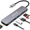 Hiearcool 7 in 1 USB C Hub, MacBook Pro Adapter, 4K HDMI, USB3.0, SD/TF Card Reader, 100W PD, Compatible UCN3286 Hiearcool 7 in 1 USB C Hub, MacBook Pro Adapter, 4K HDMI, USB3.0, SD/TF Card Reader, 100W PD, Compatible UCN3286