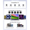 Hiearcool 7 in 1 USB C Hub, MacBook Pro Adapter, 4K HDMI, USB3.0, SD/TF Card Reader, 100W PD, Compatible UCN3286 Hiearcool 7 in 1 USB C Hub, MacBook Pro Adapter, 4K HDMI, USB3.0, SD/TF Card Reader, 100W PD, Compatible UCN3286