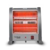 Hindware Atlantic 800 Watts Quartz Room Heater With High Safety Grill - Ignitio (Grey), Compact (HQRHIN21GNL1)