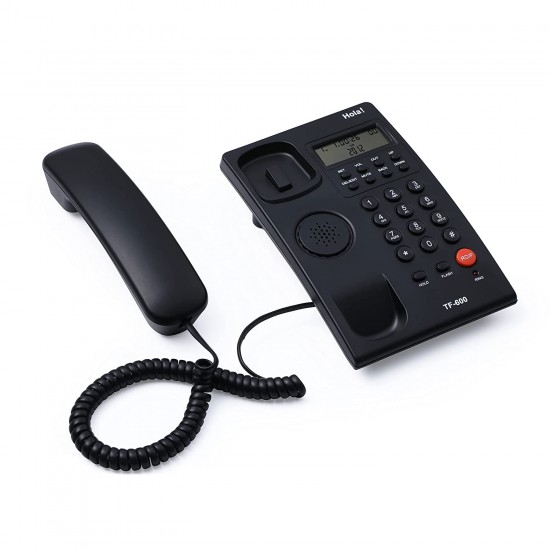 Hola! TF 600 Corded Landline Phone Set with Caller ID (CLI) Function Made in India