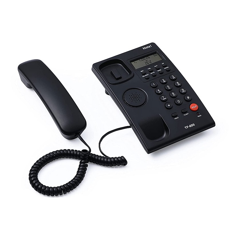 Hola TF 600 Corded Landline Phone Set with Caller ID (CLI) Function Made in India