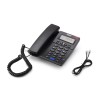 Hola ! TF 610 Caller ID Speaker Corded Landline Phone with Memory, Black