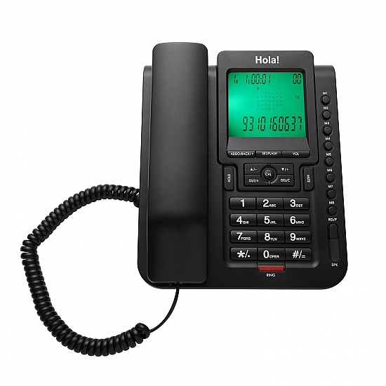 Hola TF 710 Big Display Caller ID Speaker Phone with 6 One Touch Memory