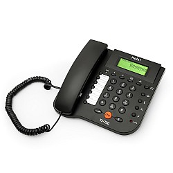 Hola! TF 720 CLI Phone with Memory and Phone Book, & Speaker Phone (Black) (Black)