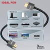 Honeywell HDMI Cable v2.0 with Ethernet, 3D/4K@60Hz Ultra HD Resolution, 5 Mtr, 18 GBPS Transmission Speed, High Speed