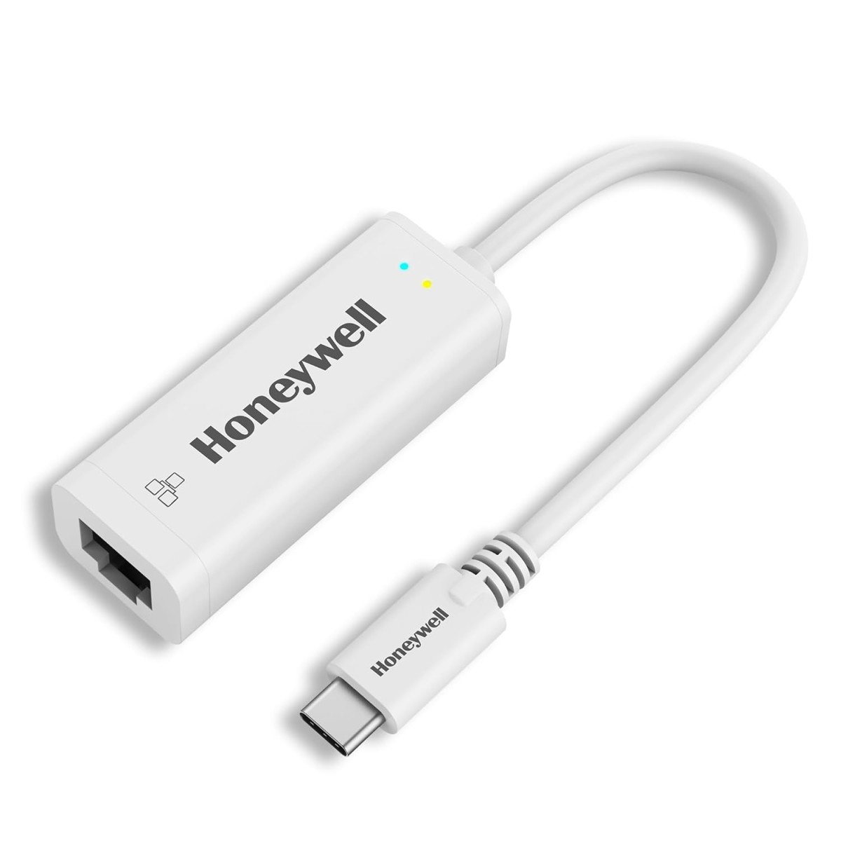 Honeywell High-Speed Type C to RJ45 Gigabit Ethernet Adapter, 10/100/1000 MBPS Network LAN speeds, Universally Compatible with All Type C MacBooks, laptops, PCs, Xbox, PS5, Tablets, etc.