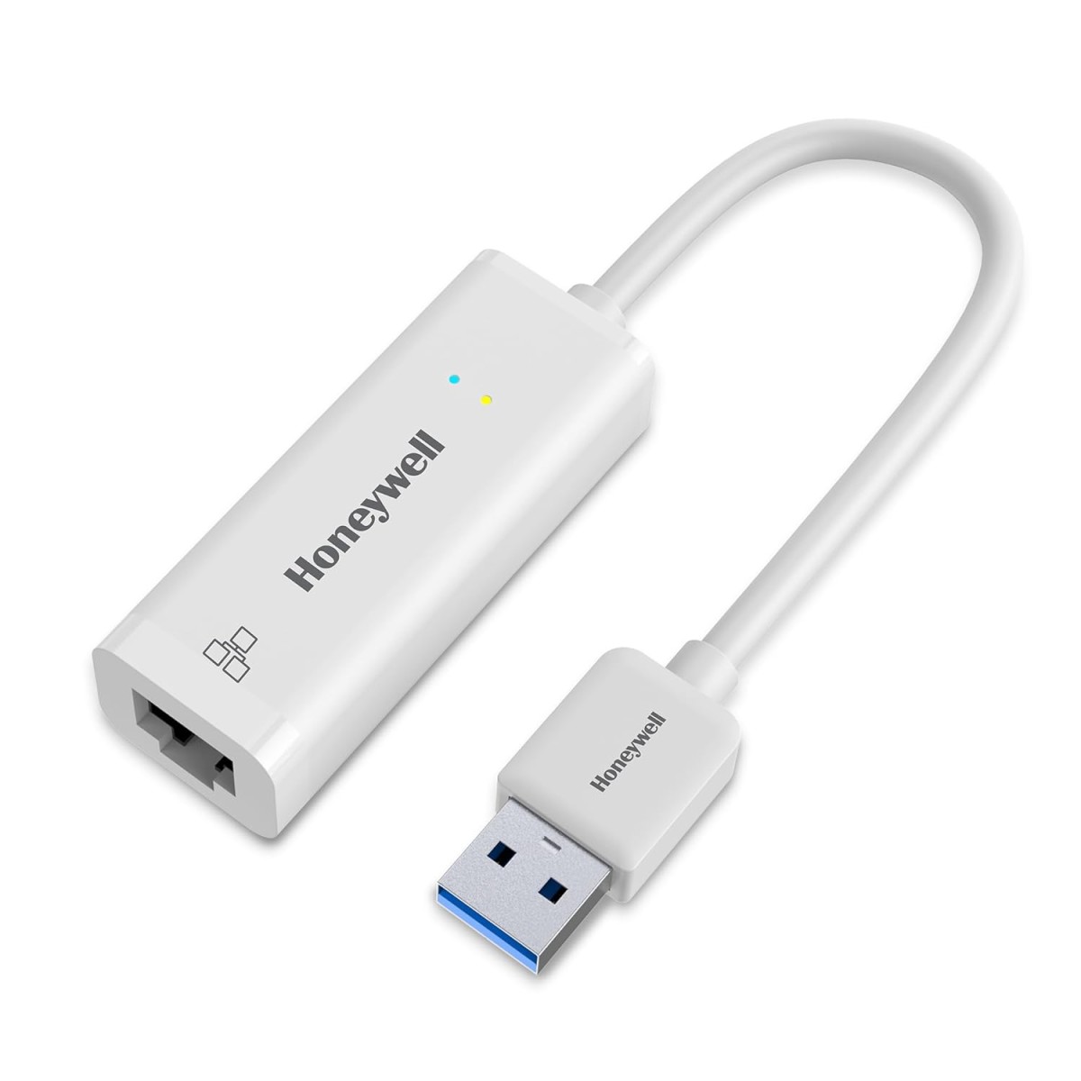 Honeywell High-Speed Type C to RJ45 Gigabit Ethernet Adapter, 10/100/1000 MBPS Network LAN speeds, Universally Compatible with All Type C MacBooks, laptops, PCs, Xbox, PS5, Tablets, etc.