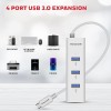 Honeywell Momentum Type C to 4xUSB 3.0 Hub, Super-Fast Transmission Speed 5GBPS, Max Current 900mA per Port, Universally