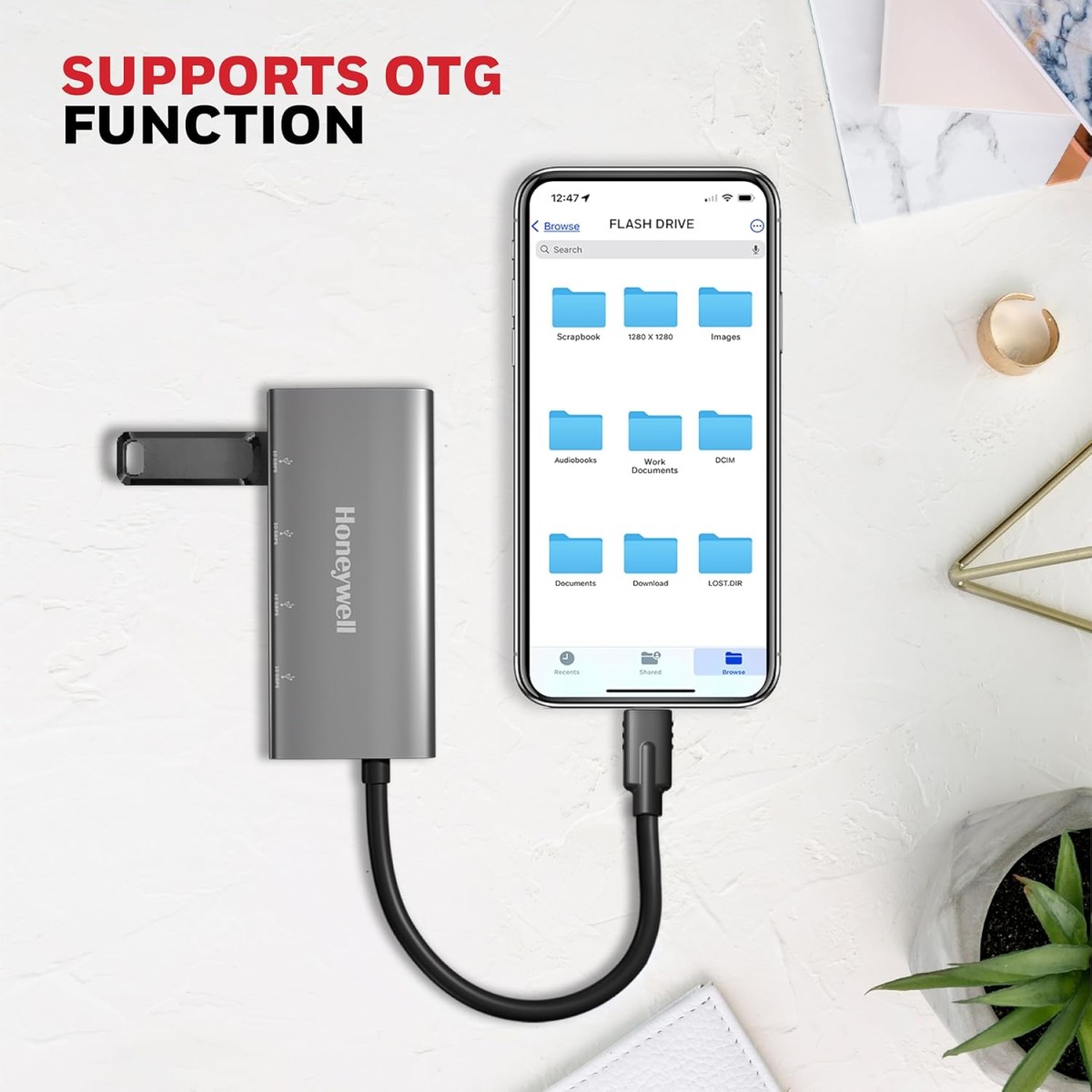 Honeywell Newly Launched Momentum Type C to 4xUSB C 3.2 Gen 2 Port Type C Hub, 10 Gbps Transmission Speed, 30 cms