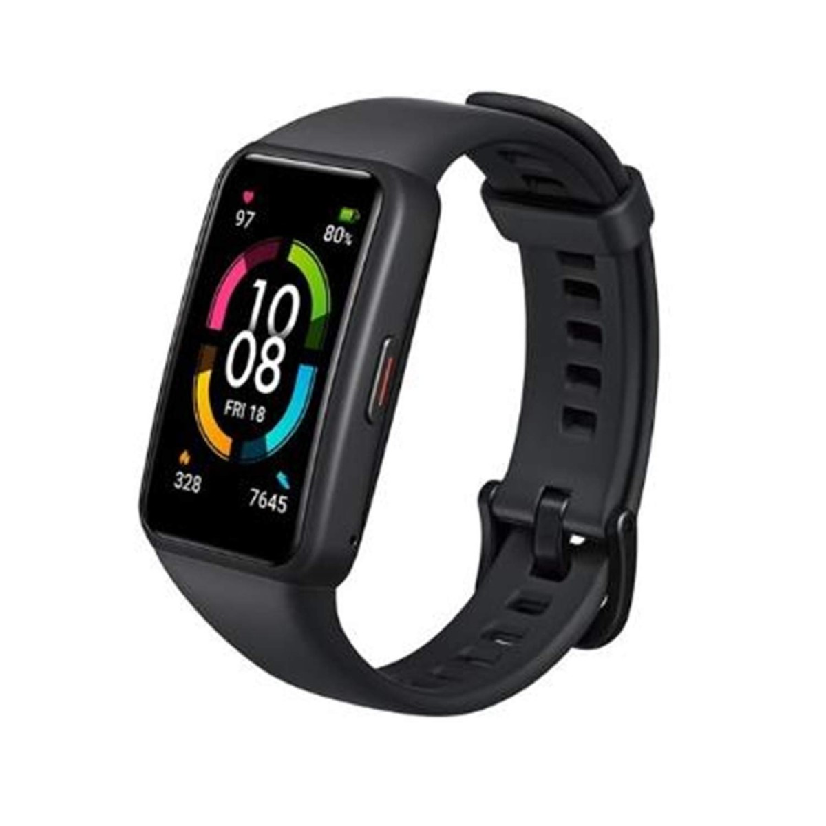 Honor Band 6 Smart Wristband 1st Full Screen 1.47" AMOLED Color Touchscreen Watch-Meteorite Black