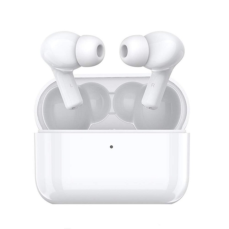 Honor Choice Bluetooth Earbuds Headphone Dual-Microphone, Noise Reduction for Calls, IP54 Waterproof and Dustproof Earphone, White