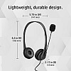 Hp Stereo 3.5mm Headset G2 Wired Over Ear Headphones Black 