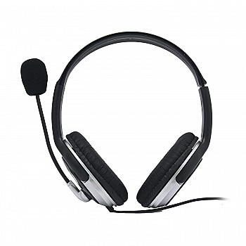 Hp Wired Over Ear Headphones With 35 Mm Drivers, With Mic, Foldable And Adjustable Headband   Black