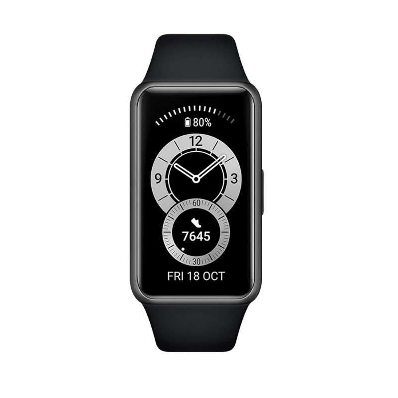 Huawei Band 6 Fitness Tracker Smartwatch for Men Women, 1.47''AMOLED Color Screen, SpO2,24H Heart Rate Monitor,14 Days Battery Life,Female Cycle Tracker, 5ATM Waterproof, Global Version,Black