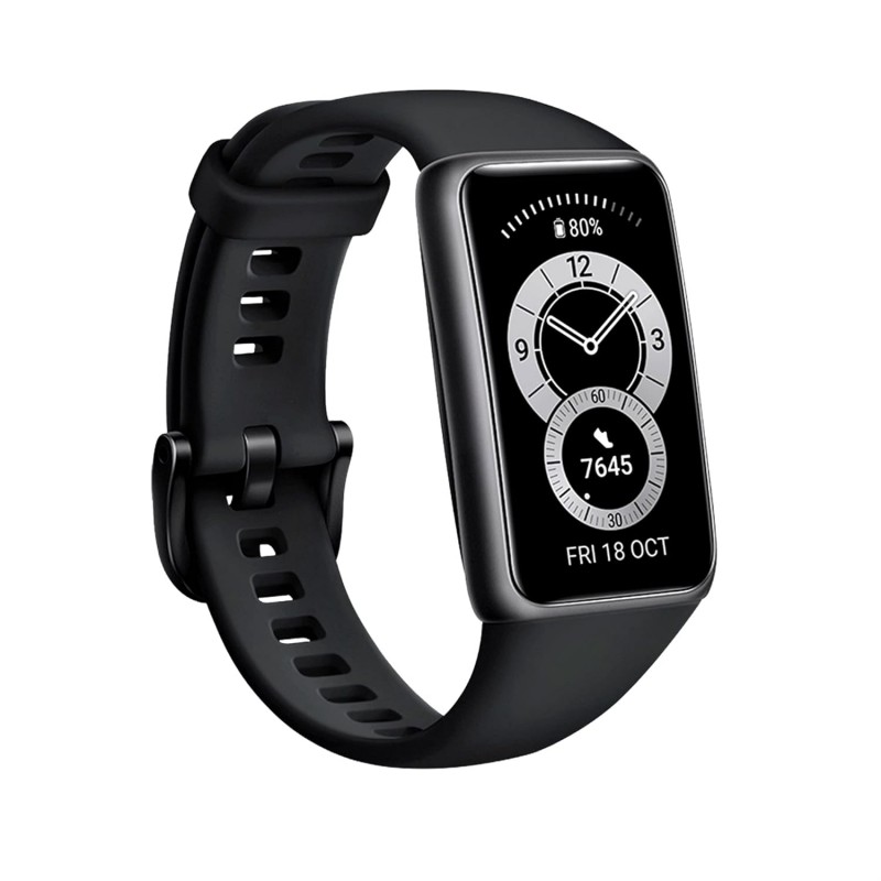 Huawei Band 6 Fitness Tracker Smartwatch for Men Women, 1.47''AMOLED Color Screen, SpO2,24H Heart Rate Monitor,14 Days Battery Life,Female Cycle Tracker, 5ATM Waterproof, Global Version,Black