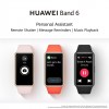 Huawei Band 6 Fitness Tracker Smartwatch for Men Women, 1.47''AMOLED Color Screen, SpO2,24H Heart Rate Monitor,14 Days Battery Life,Female Cycle Tracker, 5ATM Waterproof, Global Version,Black