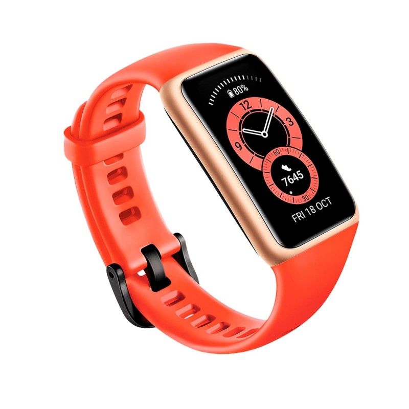 Huawei Band 6 Fitness Tracker Smartwatch for Men Women, 1.47''AMOLED Color Screen, SpO2,24H Heart Rate Monitor,14 Days Battery Life,Female Cycle Tracker, 5ATM Waterproof, Global Version,Black