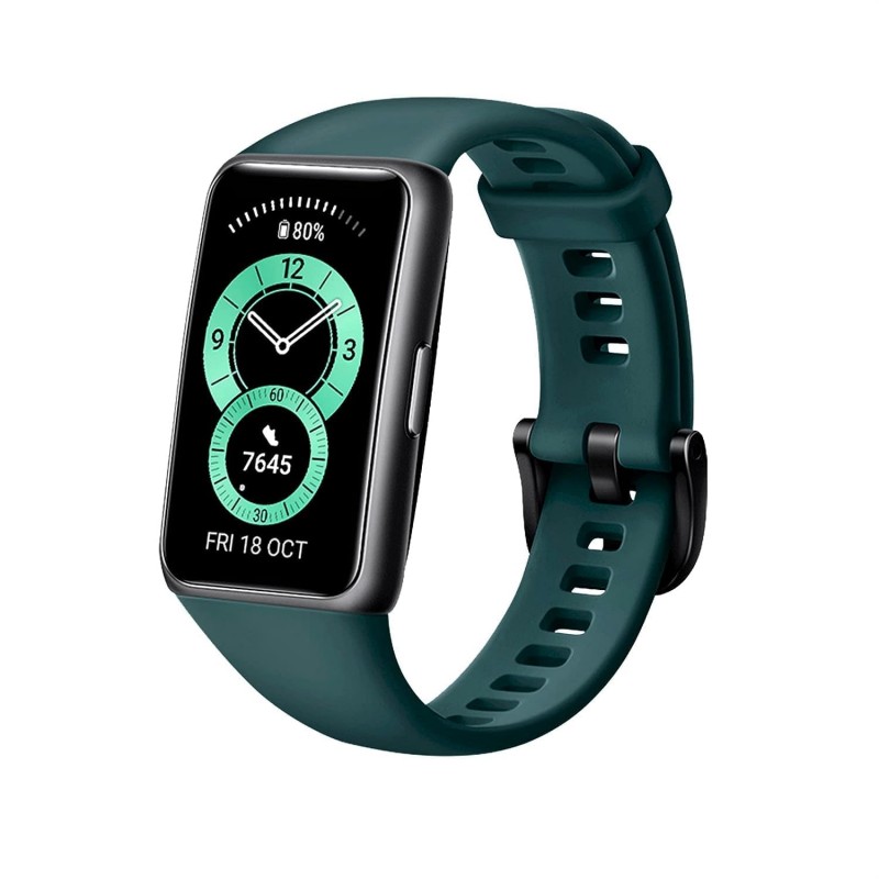 Huawei Band 6 Fitness Tracker Smartwatch for Men Women, 1.47''AMOLED Color Screen, SpO2,24H Heart Rate Monitor,14 Days Battery Life,Female Cycle Tracker, 5ATM Waterproof, Global Version,Black