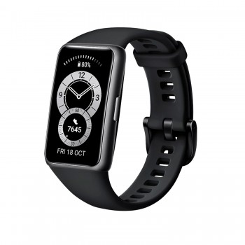 Huawei Band 6 Fitness Tracker Smartwatch for Men Women, 1.47''AMOLED Color Screen, SpO2,24H Heart Rate Monitor,14 Days Battery Life,Female Cycle Tracker, 5ATM Waterproof, Global Version,Black