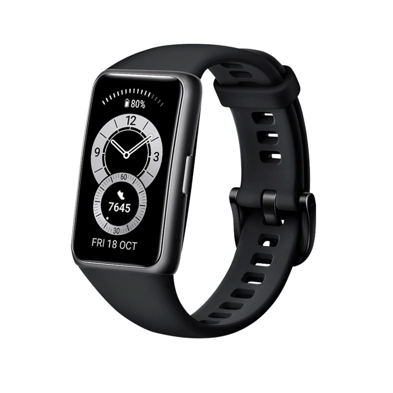 Huawei Band 6 Fitness Tracker Smartwatch for Men Women, 1.47''AMOLED Color Screen, SpO2,24H Heart Rate Monitor,14 Days Battery Life,Female Cycle Tracker, 5ATM Waterproof, Global Version,Black