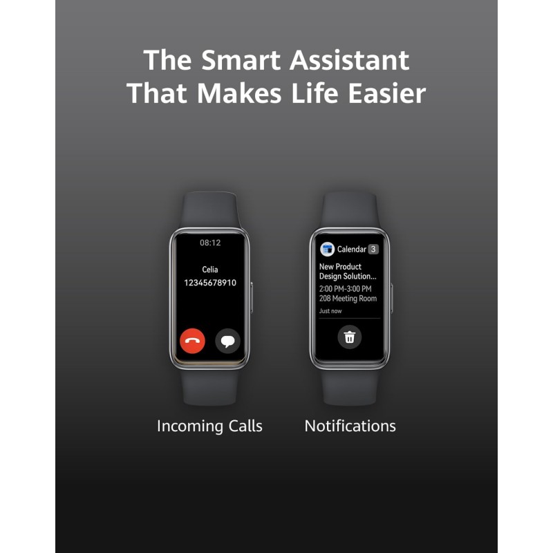 Huawei Band 9, Comfortable All-Day Wearing, Sleep Tracking, Fast Charging, Durable Battery, Intelligent Brightness Adjustments, 100 Different Workout Modes, Compatible with iOS&Android (Black) Huawei Band 9, Comfortable All-Day Wearing, Sleep Tracking, Fast Charging, Durable Battery, Intelligent Brightness Adjustments, 100 Different Workout Modes, Compatible with iOS&Android (Black)