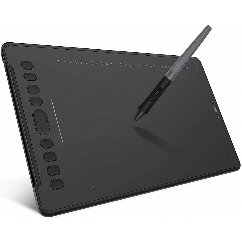 Huion Inspiroy H1161 Digital Graphics Drawing Pen Tablet Pressure Sensitivity, Passive Battery-Free Stylus)