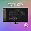 HyperX Alloy Origins Mechanical USB Gaming Keyboard Software Controlled Light and Macro Customization Linear Switch Red-RGB LED Backlit Black