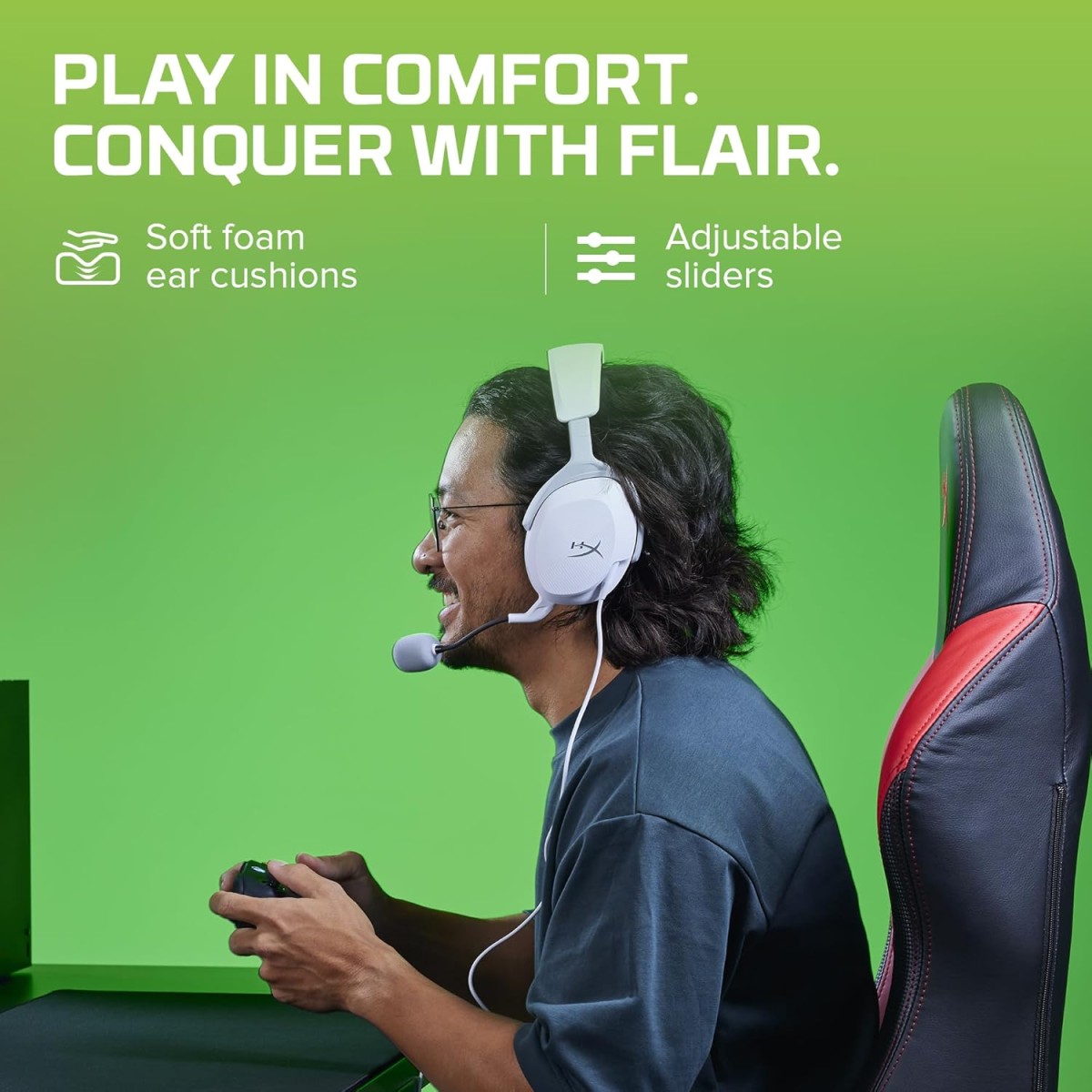 HyperX CloudX Stinger 2 Core Gaming Headset for Xbox - White (6H9B7AA)