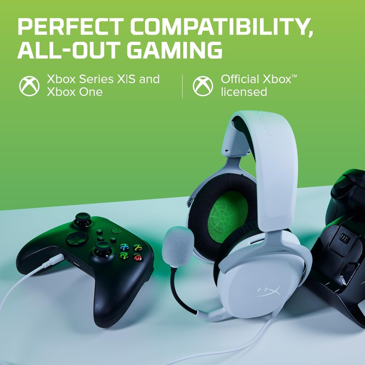 HyperX CloudX Stinger 2 Core Gaming Headset for Xbox - White (6H9B7AA)