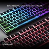 HyperX Double Shot PBT Pudding Full OEM  104 Keycaps Set   Mechanical Keyboards - Black