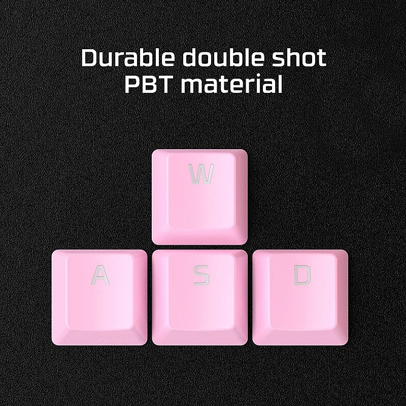 HyperX Double Shot PBT Pudding Full OEM  104 Keycaps Set   Mechanical Keyboards - Black