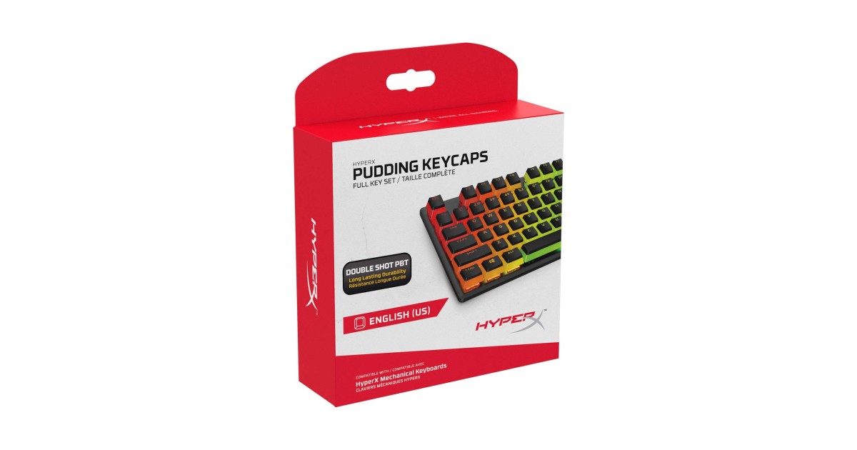 HyperX Double Shot PBT Pudding Full OEM 104 Keycaps Set Mechanical ...