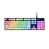 HyperX Double Shot PBT Pudding Full OEM  104 Keycaps Set   Mechanical Keyboards - Black