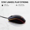 HyperX Pulsefire Surge RGB Wired Optical USB Gaming Mouse, Pixart 3389 Sensor up to 16000 DPI, Ergonomic, 6 Programmable Buttons - Black (HX-MC002B) HyperX Pulsefire Surge RGB Wired Optical USB Gaming Mouse, Pixart 3389 Sensor up to 16000 DPI, Ergonomic, 6 Programmable Buttons - Black (HX-MC002B)