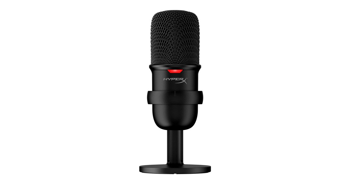 HyperX SoloCast – USB Condenser Gaming Microphone, for PC, PS4