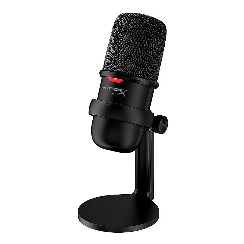 HyperX SoloCast – USB Condenser Gaming Microphone, for PC, PS4, and Mac, Tap-to-Mute Sensor