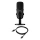 HyperX SoloCast – USB Condenser Gaming Microphone, for PC, PS4, and Mac, Tap-to-Mute Sensor
