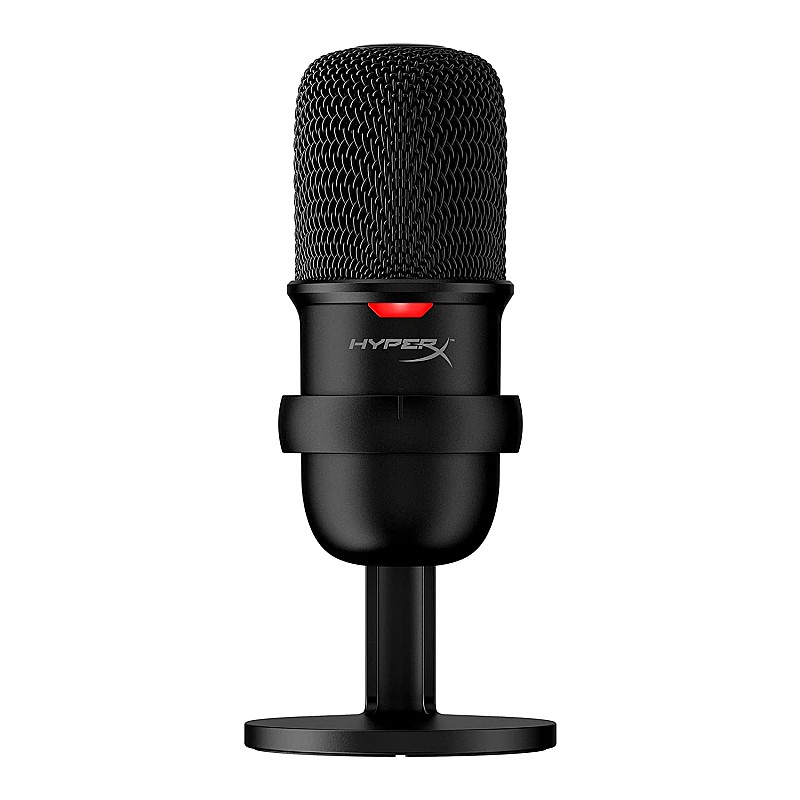 HyperX SoloCast – USB Condenser Gaming Microphone, for PC, PS4, and Mac, Tap-to-Mute Sensor