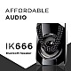 IKALL IK666 5.1 Channel Wireless, USB, Auxiliary, Bluetooth Speaker Systems - Black