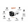 Impact by Honeywell 2MP Bullet CCTV Camera I 1080P real time high resolution AHD Wired Outdoor Camera White