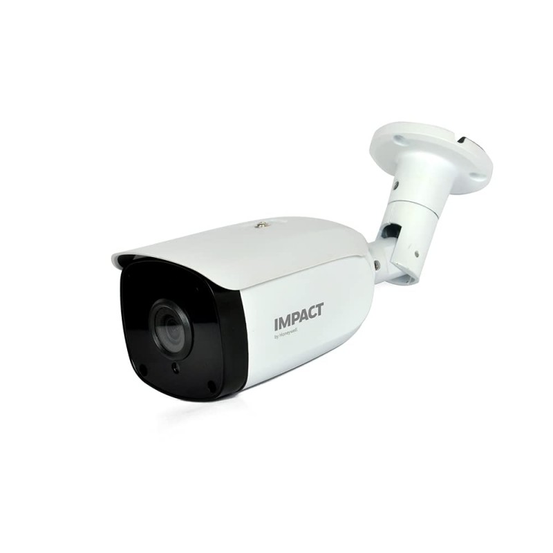 IMPACT by Honeywell 2 MP Wired Outdoor Bullet Security Camera I 1080p AHD CCTV Camera I Night Vision I OSD Control 4 in 1 UTC Support I Smart IR LED 10~20 Mtr I Made in India I Plastic Housing-White IMPACT by Honeywell 2 MP Wired Outdoor Bullet Security Camera I 1080p AHD CCTV Camera I Night Vision I OSD Control 4 in 1 UTC Support I Smart IR LED 10~20 Mtr I Made in India I Plastic Housing-White